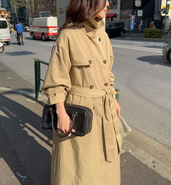 fredy emue「【発売のたびに即完売する大人気アイテム】袖ボリュームトレンチコート」|トレンチコート|