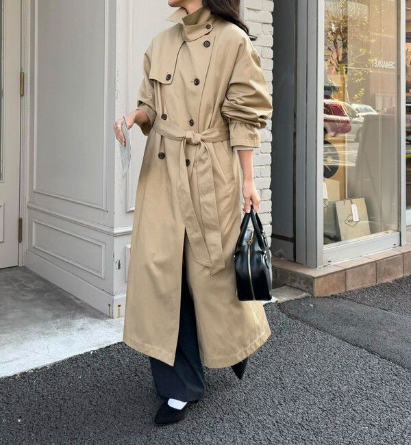 fredy emue「【発売のたびに即完売する大人気アイテム】袖ボリュームトレンチコート」|トレンチコート|