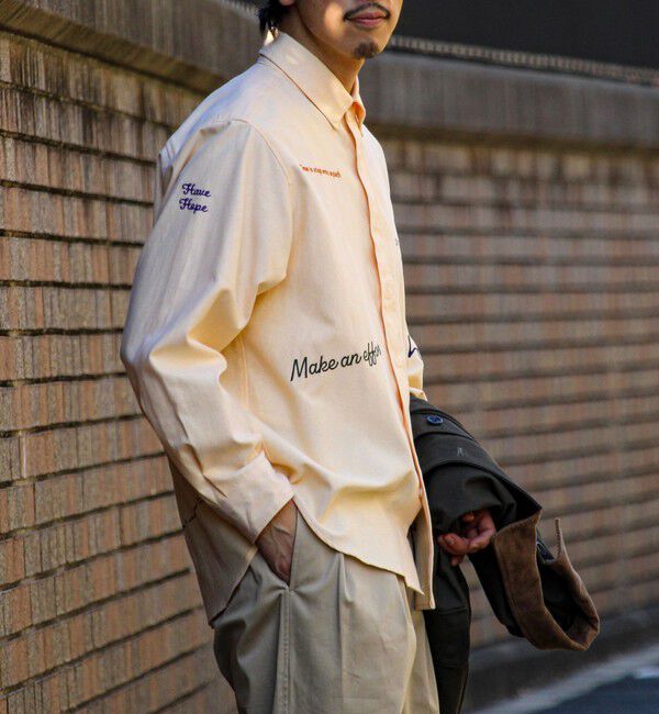 GLOSTER「【気分を上げるフレーズ】ポジティブメッセージシャツ パート2」|シャツ・ブラウス|