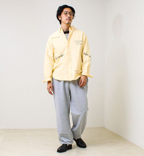 GLOSTER「【気分を上げるフレーズ】ポジティブメッセージシャツ パート2」|シャツ・ブラウス|