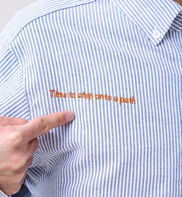 GLOSTER「【気分を上げるフレーズ】ポジティブメッセージシャツ パート2」|シャツ・ブラウス|