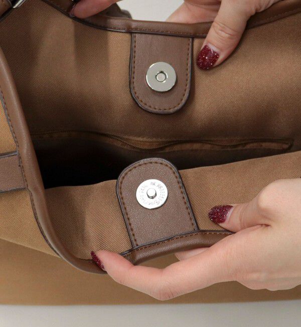 fredy emue「異素材コンビワンハンドルバッグ」|ショルダー・メッセンジャー|