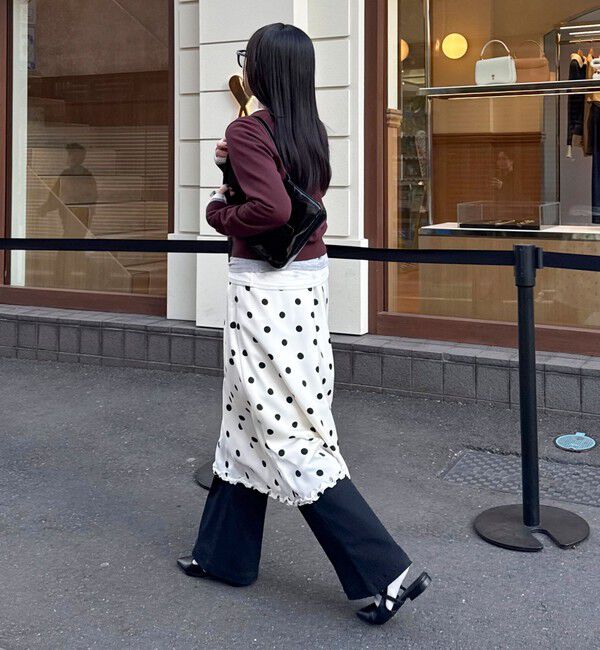 fredy emue「ストレッチフレアパンツ」|チノ|