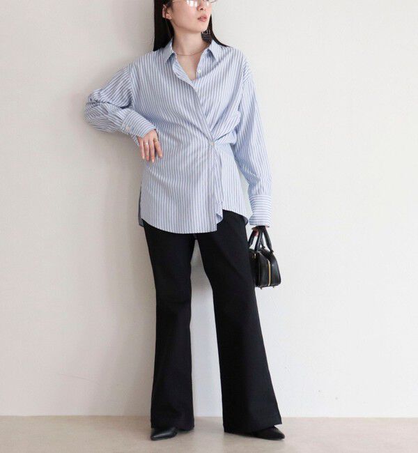 fredy emue「ストレッチフレアパンツ」|チノ|