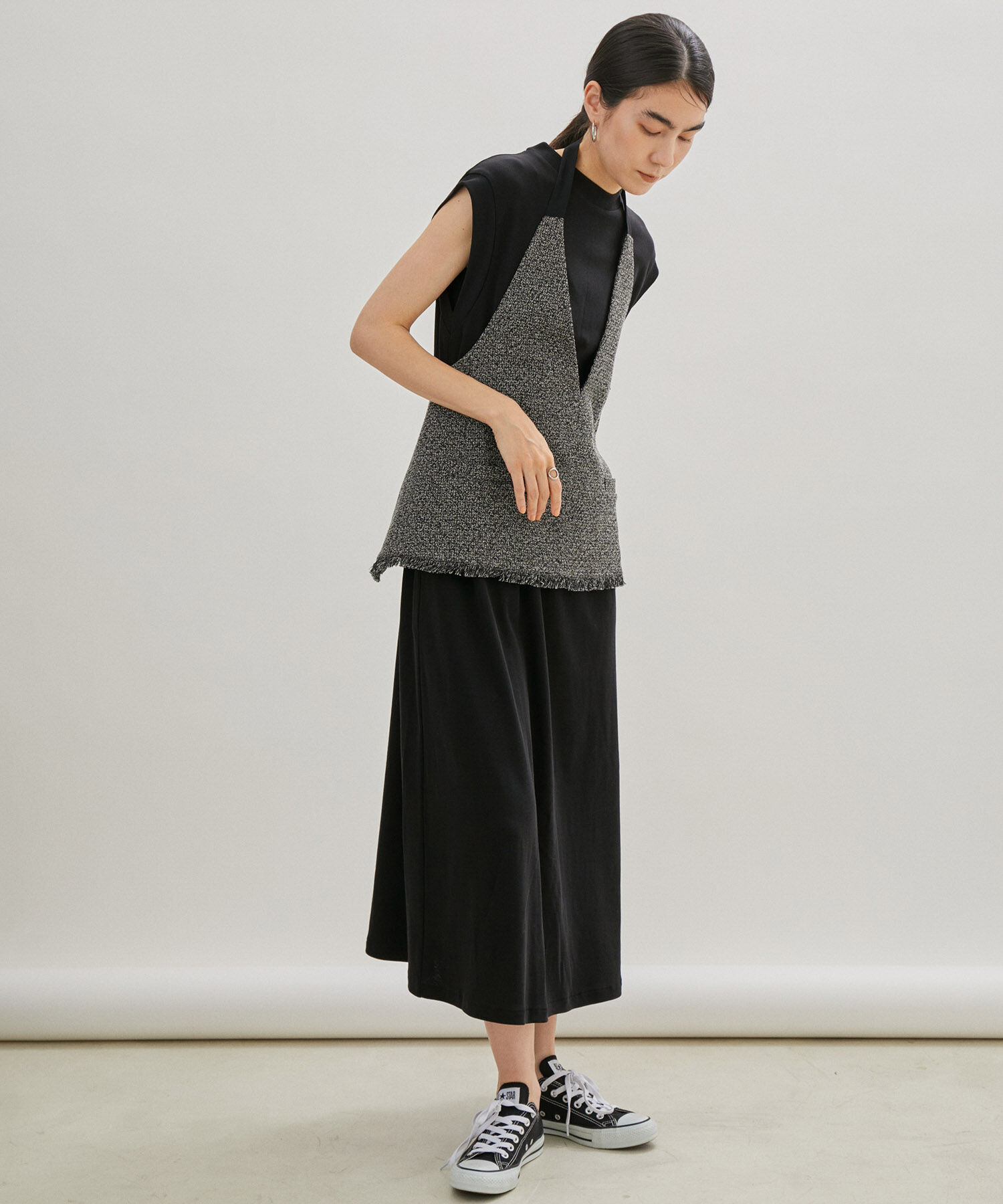 SALON adam et rope'「【サステナブル】ツイードジレ/ベスト」|ベスト・ジレ|