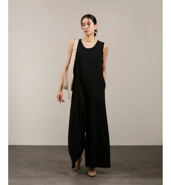 SALON adam et rope'「【WEB限定】ストレッチベアテレコオールインワン」|オールインワン|