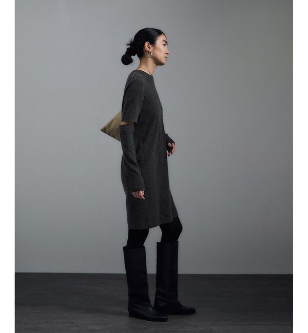 SALON adam et rope'「カシミヤニットミニワンピース」|ワンピース|