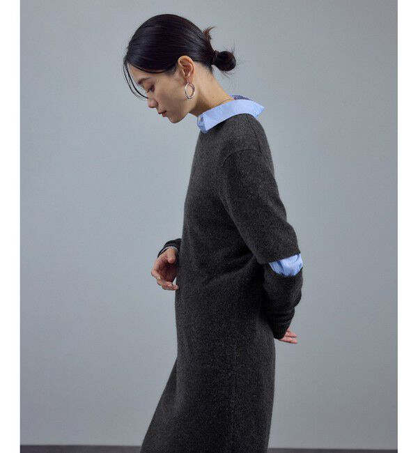 SALON adam et rope'「カシミヤニットミニワンピース」|ワンピース|