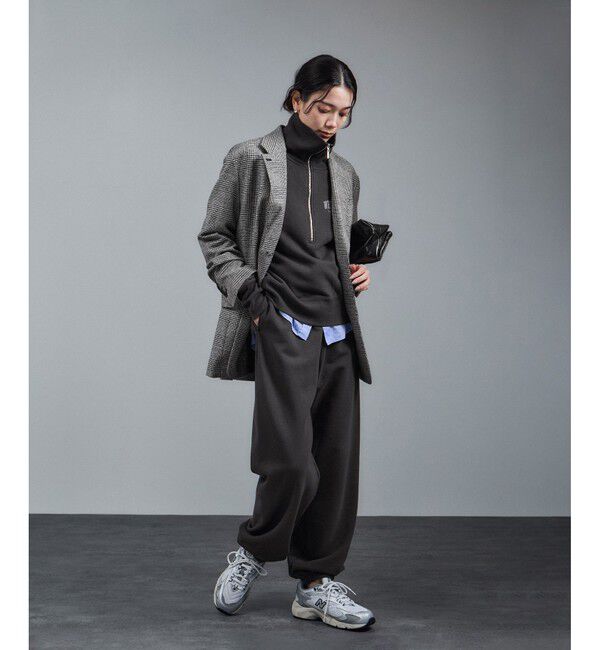 SALON adam et rope'「【WEB限定】ビンテージライクスウェットパンツ［セットアップ対応］」|チノ|