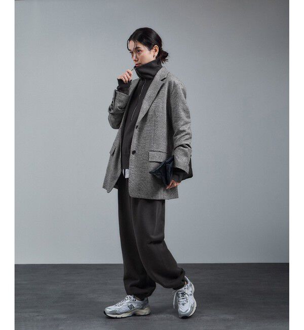 SALON adam et rope'「【WEB限定】ビンテージライクスウェットパンツ［セットアップ対応］」|チノ|