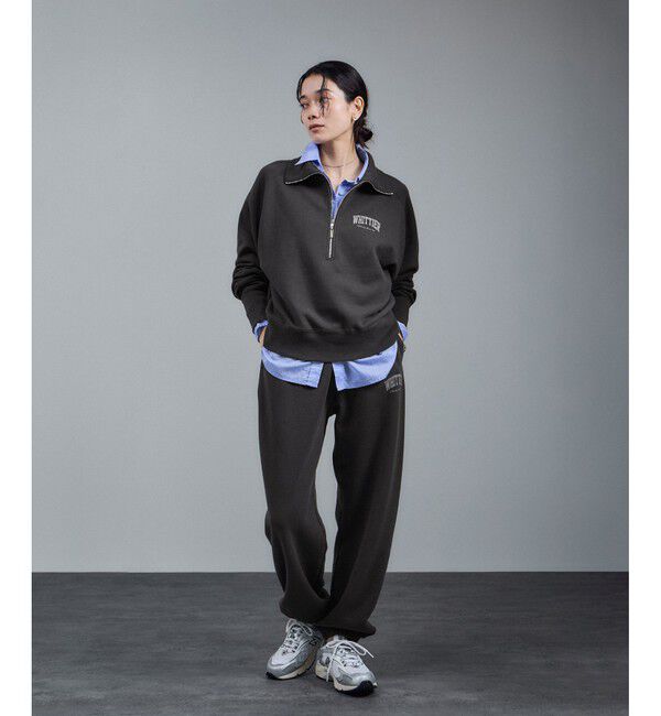 SALON adam et rope'「【WEB限定】ビンテージライクスウェットパンツ［セットアップ対応］」|チノ|