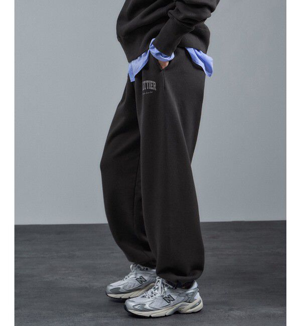 SALON adam et rope'「【WEB限定】ビンテージライクスウェットパンツ［セットアップ対応］」|チノ|