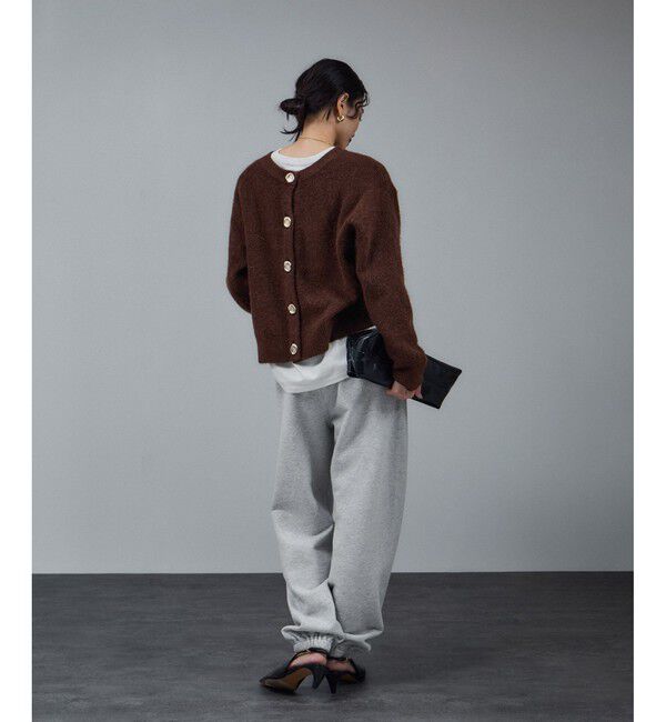 SALON adam et rope'「【WEB限定】ビンテージライクスウェットパンツ［セットアップ対応］」|チノ|