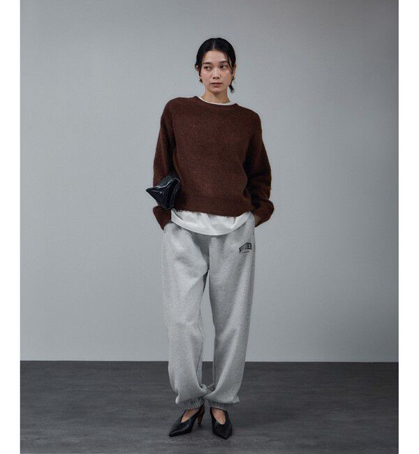 SALON adam et rope'「【WEB限定】ビンテージライクスウェットパンツ［セットアップ対応］」|チノ|