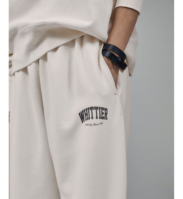 SALON adam et rope'「【WEB限定】ビンテージライクスウェットパンツ［セットアップ対応］」|チノ|