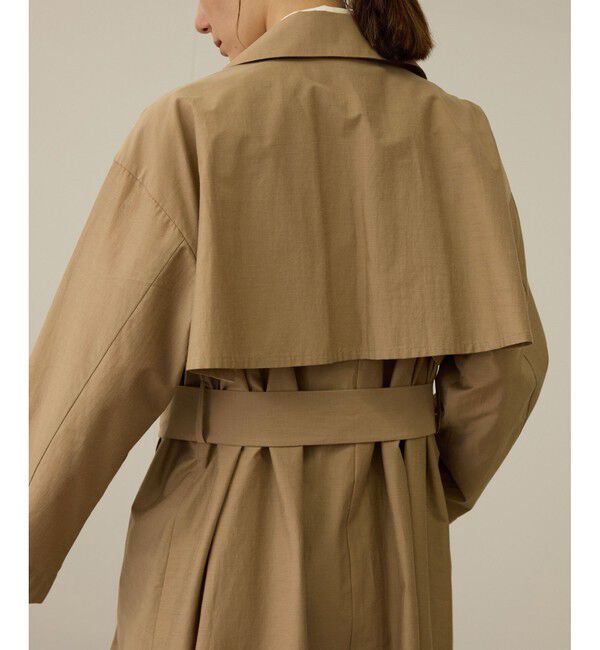 ROPE「【軽量】コットンポプリン スプリングコート」|トレンチコート|