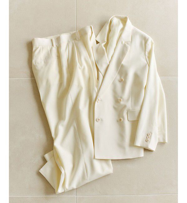 ROPE「【撥水】ウールタックトラウザーパンツ【雑誌掲載】」|チノ|