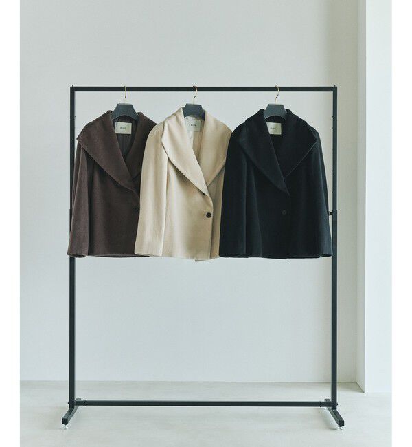 ROPE「プレミアムカシミヤ ショートコート【25AW】」|ステンカラーコート|
