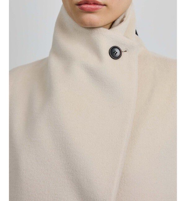 ROPE「プレミアムカシミヤ ショートコート【25AW】」|ステンカラーコート|