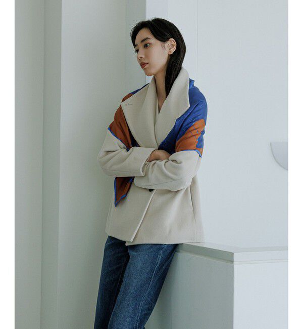 ROPE「プレミアムカシミヤ ショートコート【25AW】」|ステンカラーコート|