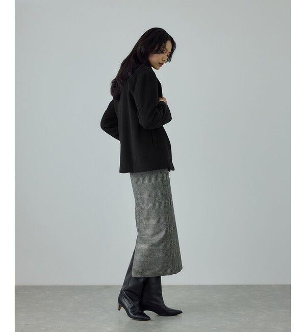 ROPE「プレミアムカシミヤ ショートコート【25AW】」|ステンカラーコート|