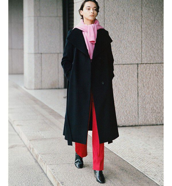 ROPE「プレミアムカシミヤ ロングコート【逸品・マルチWAY】【25AW】」|ステンカラーコート|