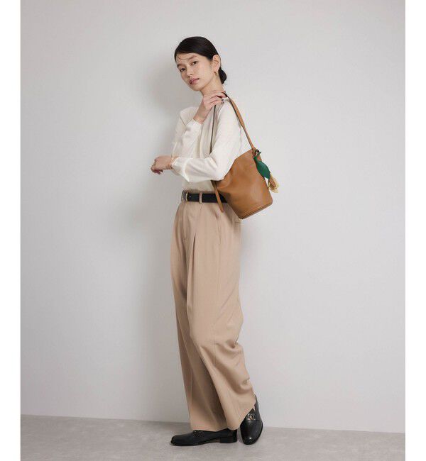 ROPE「【teau・牛革・マルチWAY】panier vine shoulder bag/持ち手長さ調整可能」|ハンドバッグ|