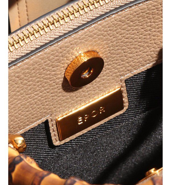 ROPE「【E'POR】BAMBOO BAG Medium/軽量・通勤・26SS」|ハンドバッグ|