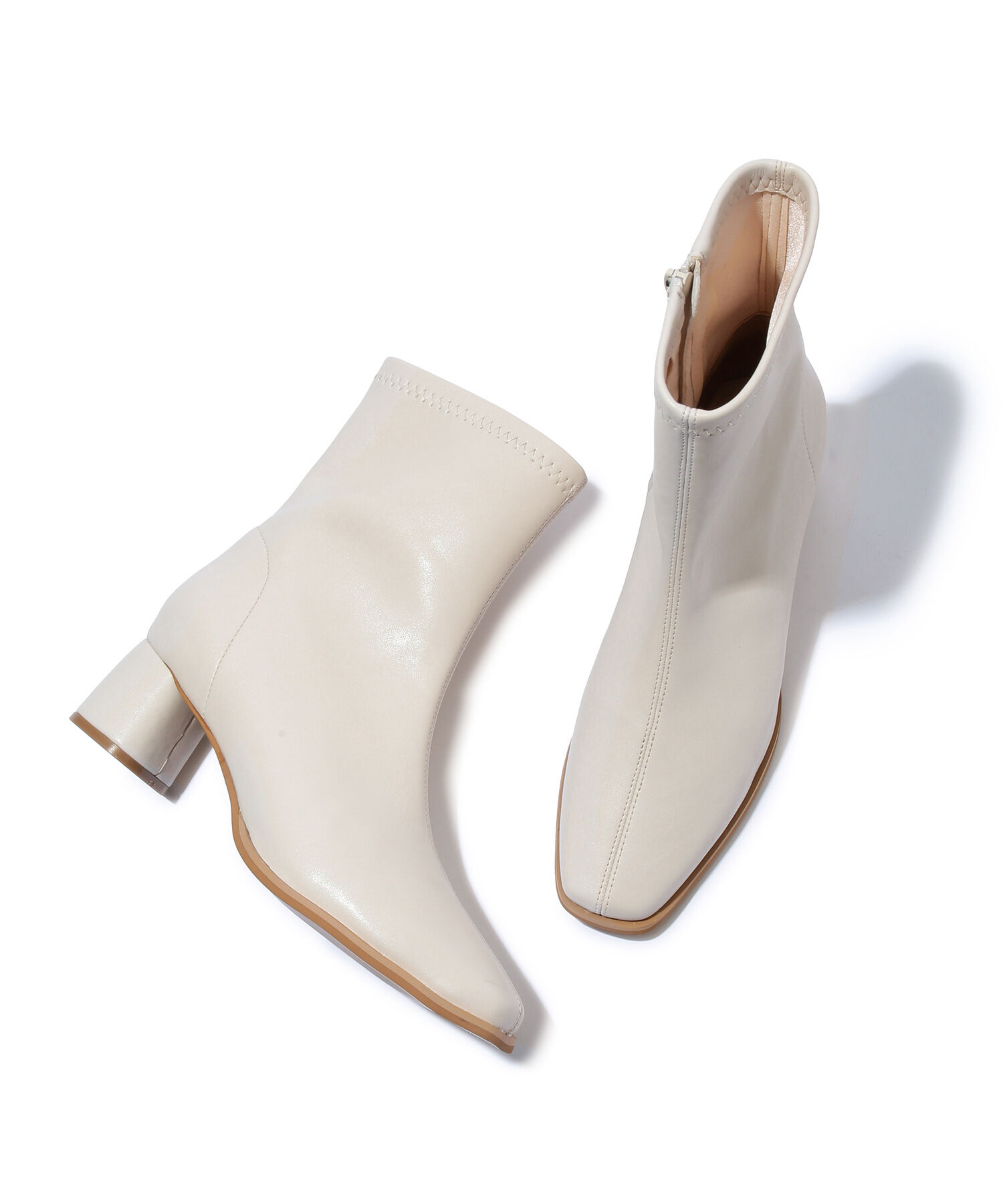 Juze「ストレッチヒールショートブーツ」|その他|