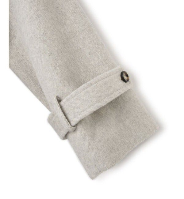 VIS「【2WAY】シャギーロングコート」|ステンカラーコート|