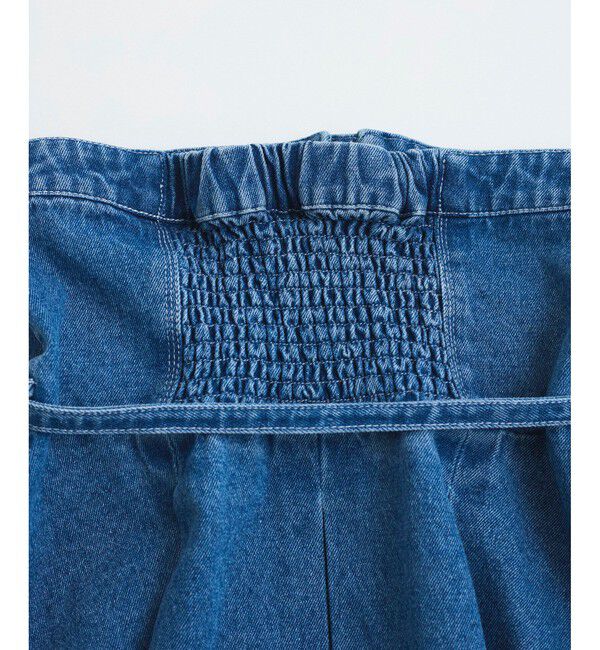 VIS「【洗える】デニムフレアベアトップ」|キャミソール|