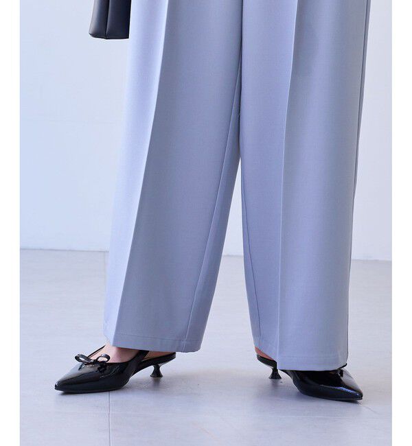 VIS「スリングバックリボンミュール」|パンプス|