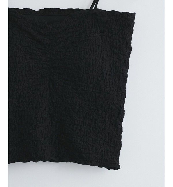 VIS「【洗える】シャーリングキャミソール」|キャミソール|