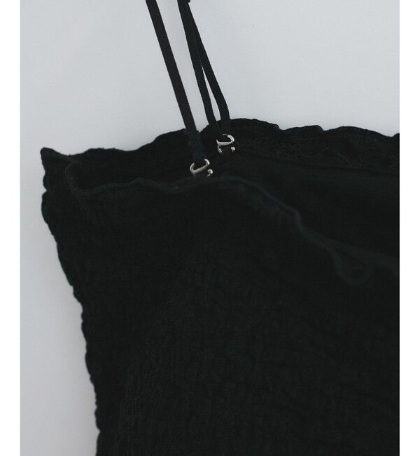 VIS「【洗える】シャーリングキャミソール」|キャミソール|