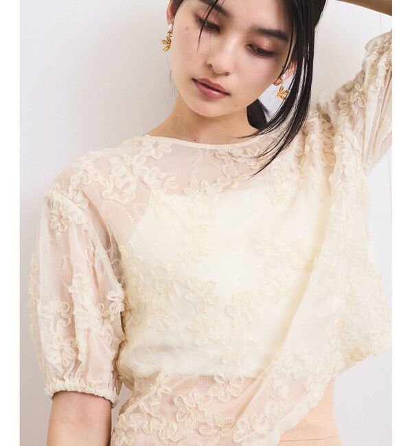 VIS「コード刺繍シアープルオーバー」|Tシャツ・カットソー|