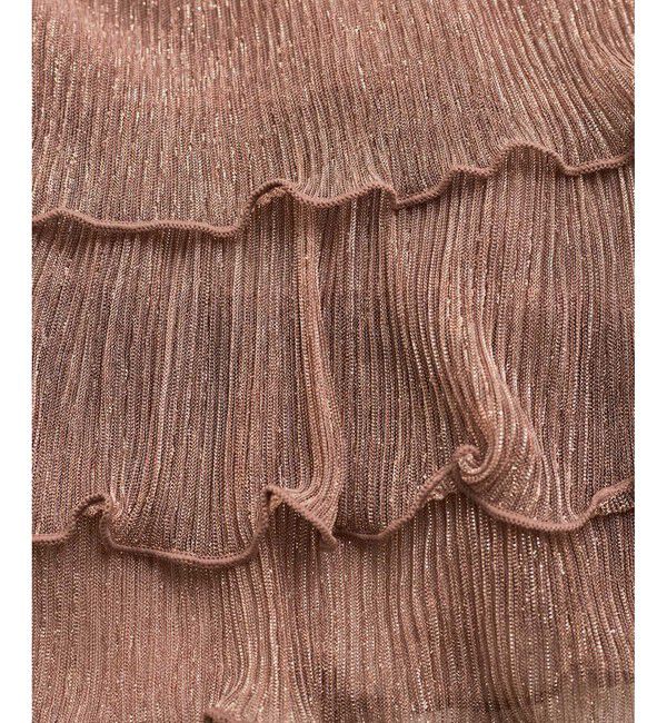 VIS「【WEB限定】【前後2WAY】グリッターフレアビスチェ」|キャミソール|