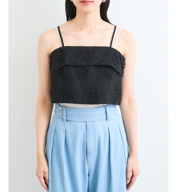 VIS「立体フラワービスチェ」|キャミソール|