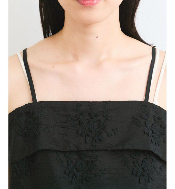 VIS「立体フラワービスチェ」|キャミソール|