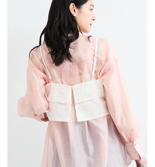 VIS「立体フラワービスチェ」|キャミソール|