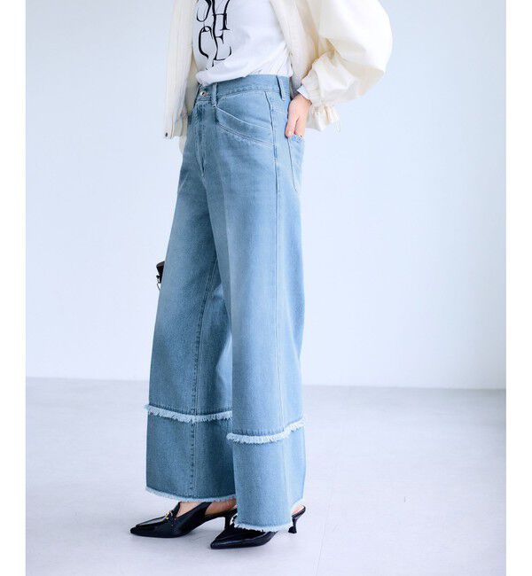 VIS「フリンジフレアデニム」|デニム|