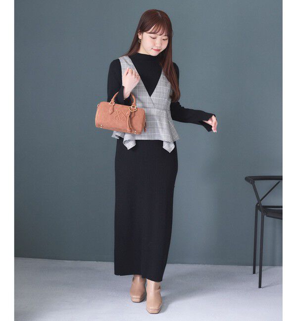 VIS「ロゴスエードミニボストンバッグ/2WAY」|ボストンバッグ|