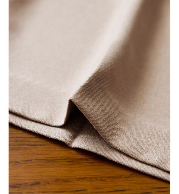 VIS「【美easy】ウーリッシュワンタックワイドパンツ【セットアップ対応/洗える】」|スラックス|