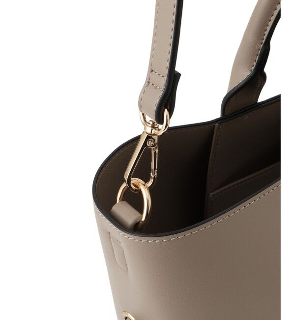 VIS「【復刻/WEB限定】【A4収納】ゴールド金具付きノットトートバッグ/通勤・通学対応」|トートバッグ|