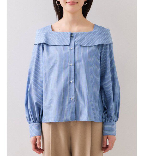 VIS「オフショルライクロングスリーブブラウス/イージーケア」|シャツ・ブラウス|