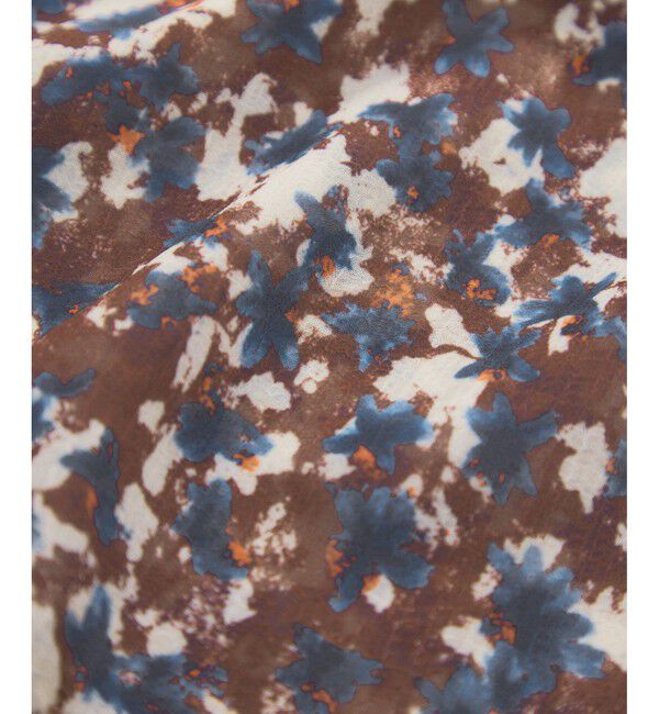 VIS「花柄アソート楊柳ティアードスカート」|スカート|