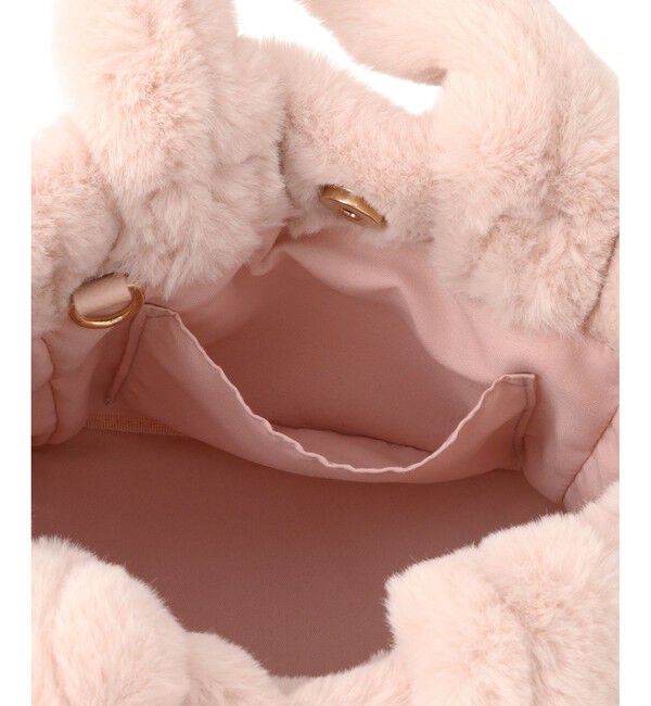 VIS「【2WAY】ファーリボントートバッグ」|トートバッグ|