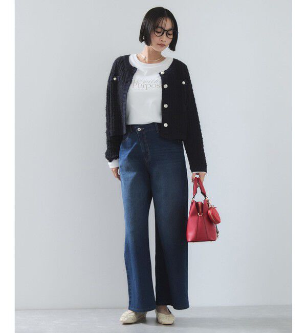 VIS「【POLO BCS】VIS別注クロスベルトストレートワイドデニム」|デニム|