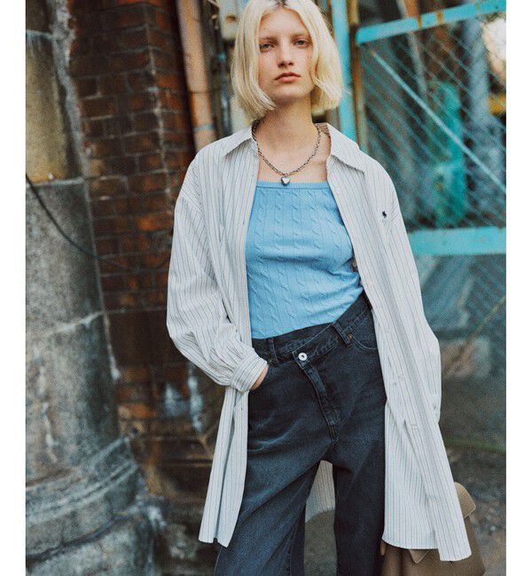 VIS「【POLO BCS】VIS別注ウエストタックフレアワンピース/WEB限定」|ワンピース|