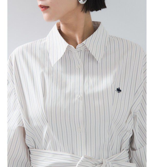 VIS「【POLO BCS】VIS別注ウエストタックフレアワンピース/WEB限定」|ワンピース|