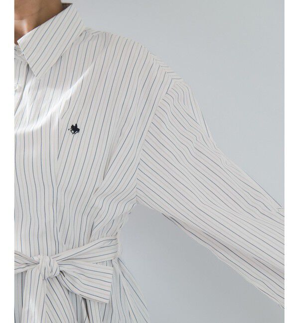 VIS「【POLO BCS】VIS別注ウエストタックフレアワンピース/WEB限定」|ワンピース|